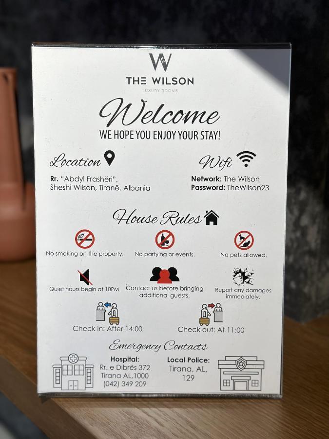 The Wilson Tirana Ξενοδοχείο Εξωτερικό φωτογραφία